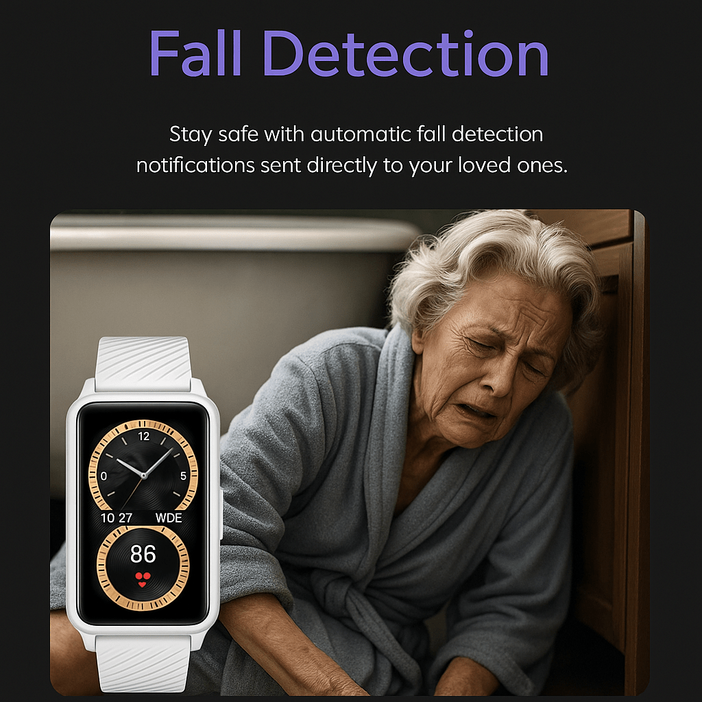 Smart Ware AlertGuard 4G Fall Detection Medical Alarm Watch With GPS SOS Calling - Smart Ware Co