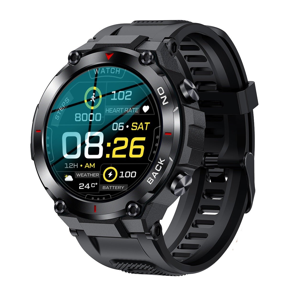 SmartWare Rugged Military Smart Watch - Smart Ware Co