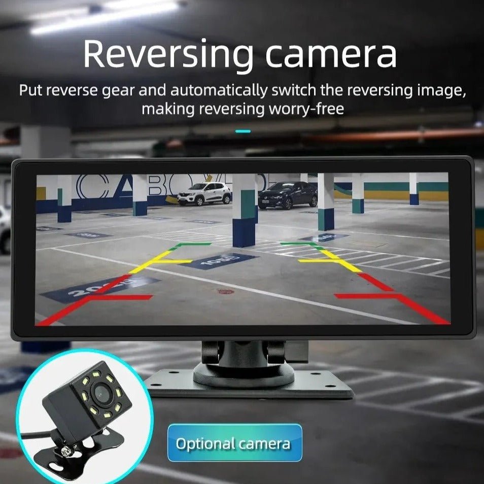 10.26 Inch Portable Wireless Multimedia Car Screen With Camera - Smart Ware Co