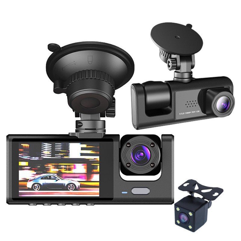 3 - Channel Recording Advanced HD Dashcam - Smart Ware Co