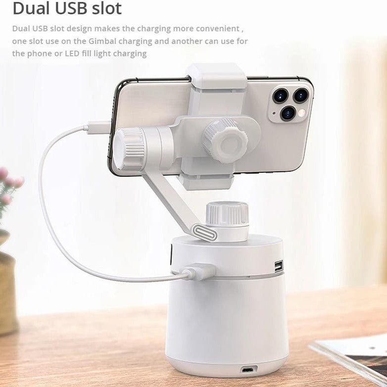 360 Degree Rotation Automatic Gimbal With Intelligent Face Recognition - Smart Ware Co