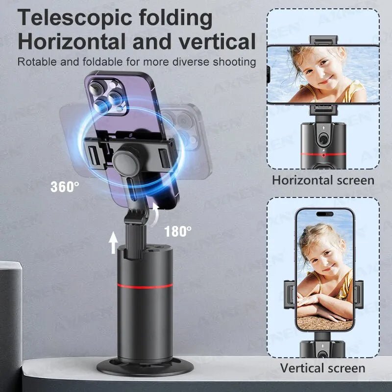 360 Rotation Follow - up Gimbal Stabilizer With Gesture Control - Smart Ware Co