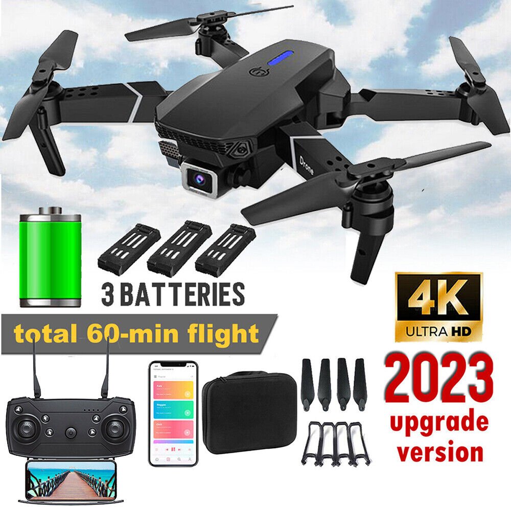 4K HD Camera Foldable Mini Drone with Dual Lens 2.4G WiFi FPV RC Quadcopter - Smart Ware Co