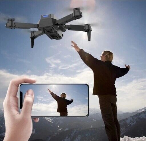 4K HD Camera Foldable Mini Drone with Dual Lens 2.4G WiFi FPV RC Quadcopter - Smart Ware Co