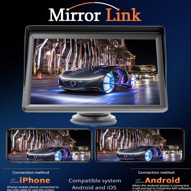 7 - Inch IPS Display Android Car Screen With Camera - Smart Ware Co