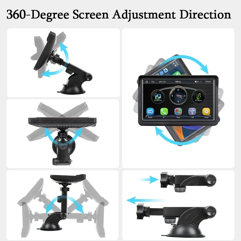 7 - Inch IPS Display Android Car Screen With Camera - Smart Ware Co