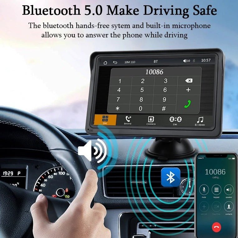 7 - Inch IPS Display Android Car Screen With Camera - Smart Ware Co