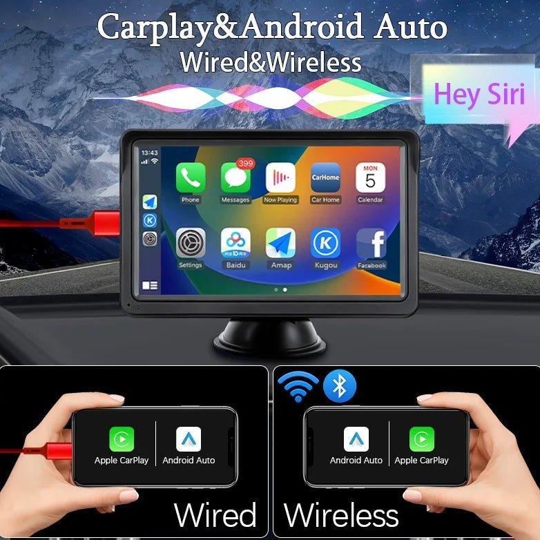 7 - Inch IPS Display Android Car Screen With Camera - Smart Ware Co