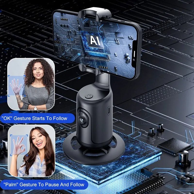 Ai Automatic Intelligent Tracking 360° Rotation Gimbal - Smart Ware Co