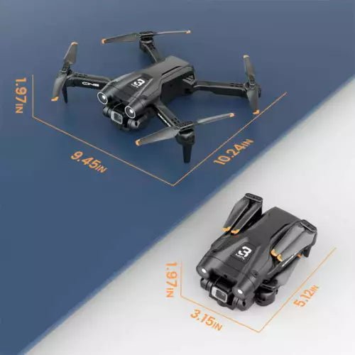 Deerc 4K Dual Camera Foldable Drone - WiFi FPV with Obstacle Avoidance - US - Smart Ware Co