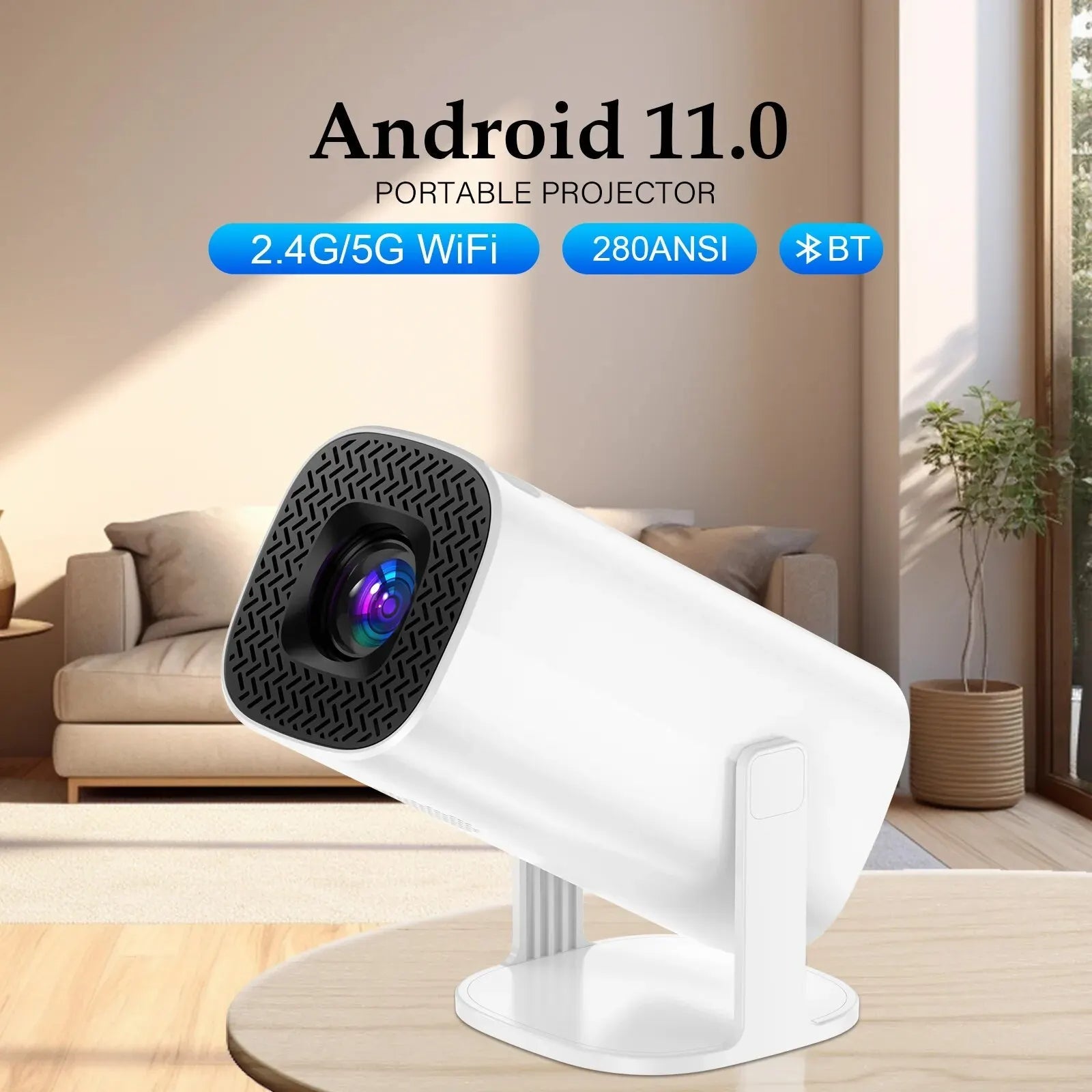 High Definition Smart Mini Portable Projector - Smart Ware Co