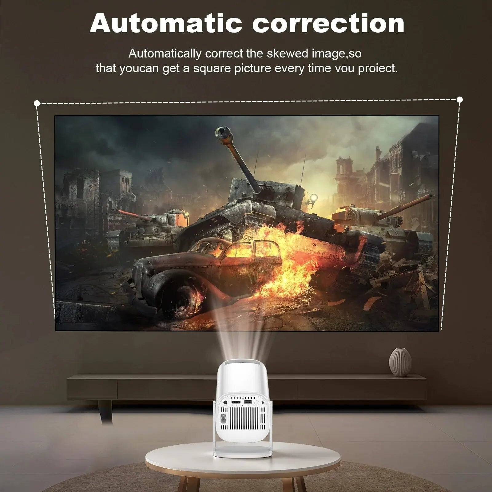 High Definition Smart Mini Portable Projector - Smart Ware Co