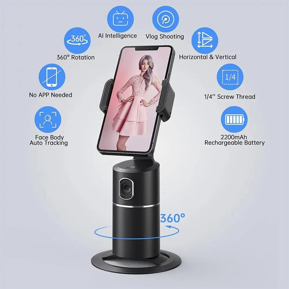 Multi - Functional Auto Tracking Selfie Stick, Gimbal & Tripod - Smart Ware Co