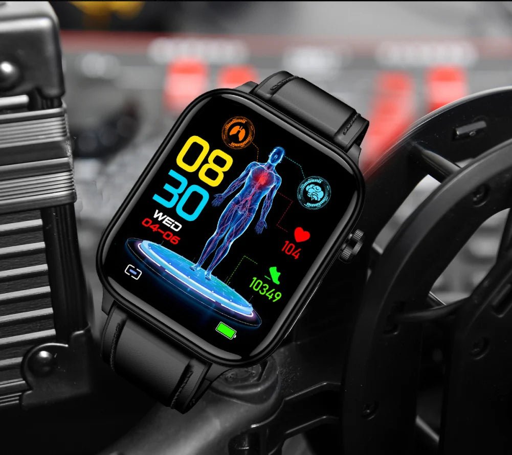 SmartWare LifeSync ECG Health Blood Glucose Monitoring Smart Watch - Smart Ware Co
