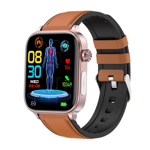 SmartWare LifeSync ECG Health Blood Glucose Monitoring Smart Watch - Smart Ware Co