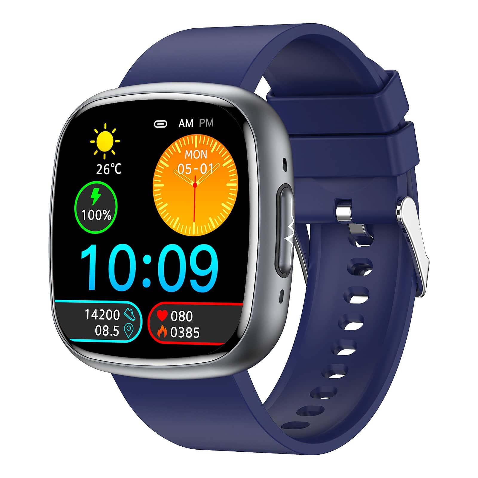 SmartWare Orbit Waterproof Fitness Tracker Heart Rate Monitor Smart Watch - Smart Ware Co
