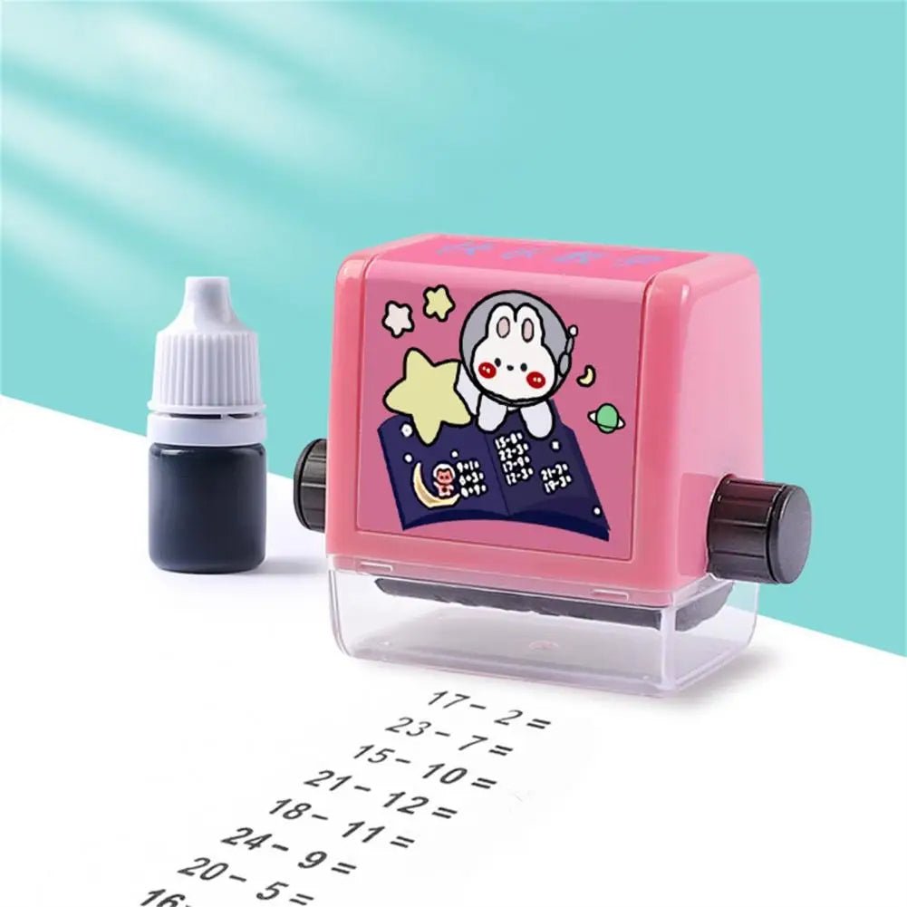 Teaching Reusable Math Practice Roller Stamp For Kids - Smart Ware Co