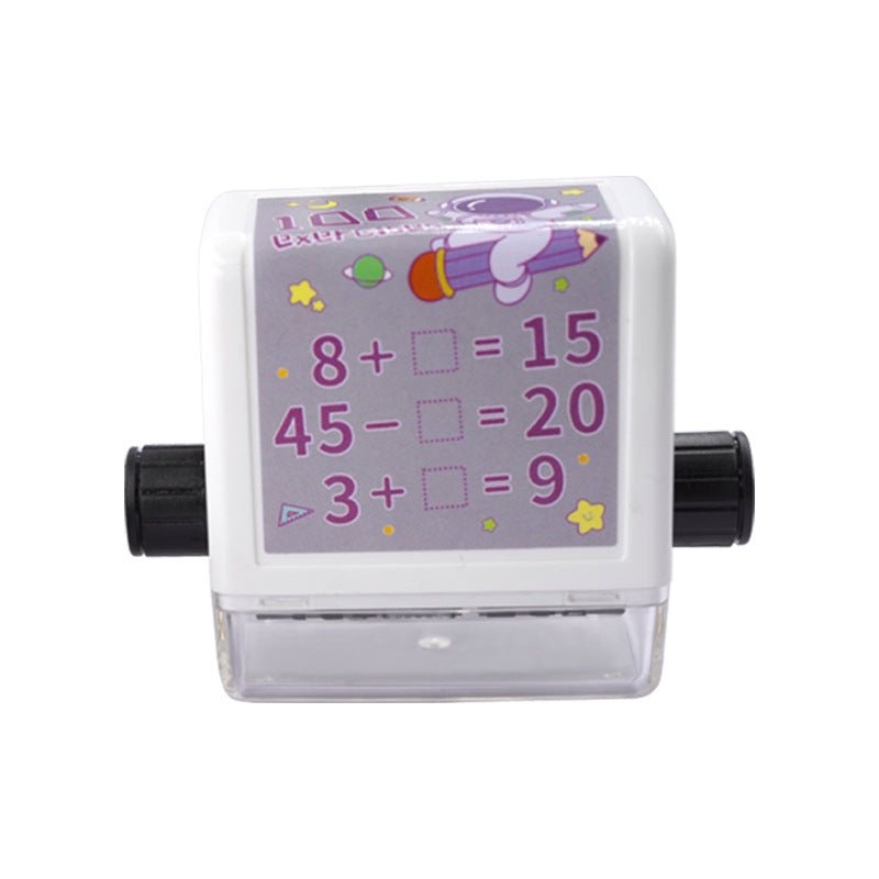 Teaching Reusable Math Practice Roller Stamp For Kids - Smart Ware Co
