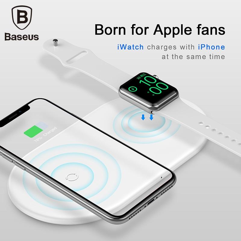 Baseus 2 in 1 Qi Wireless Charger - Smart Ware Co