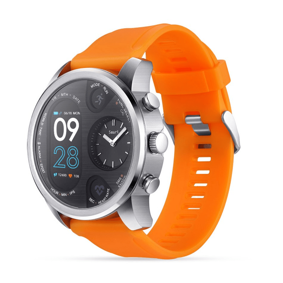 Dual Time Heart Rate Monitor Bluetooth Sports Activity Tracker Smartwatch - Smart Ware Co