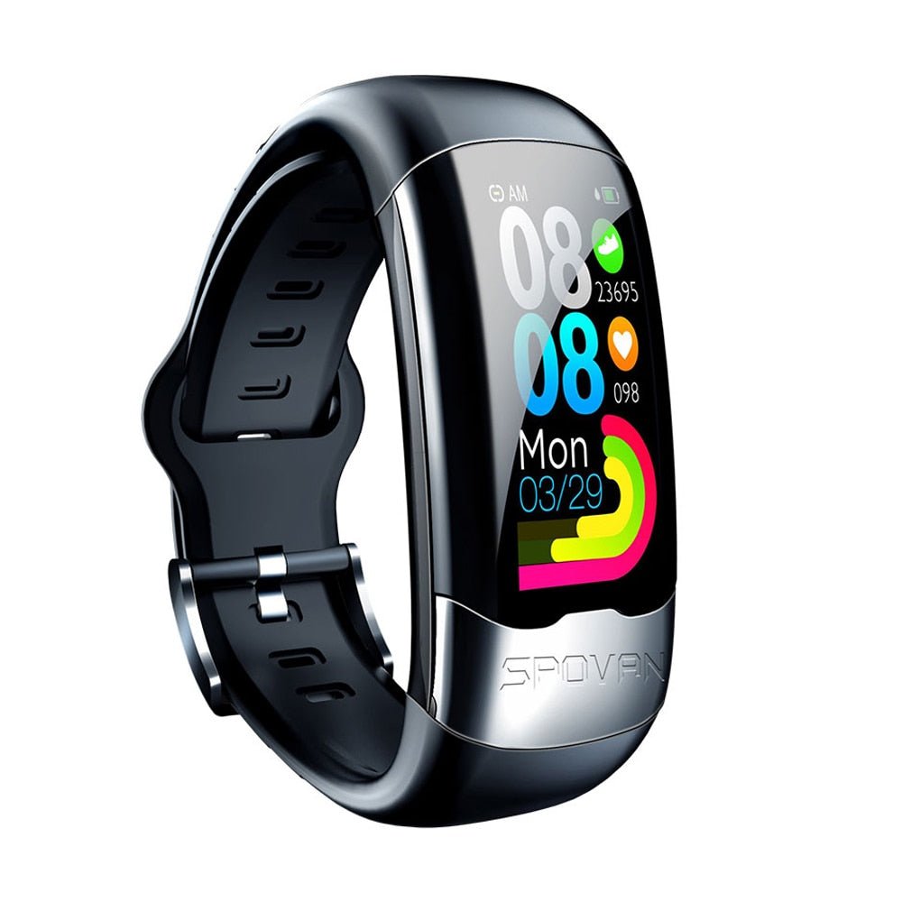 ECG PPG Smart Bracelet HRV Heart Rate Blood Pressure Monitor Smart Band Men IP67 Waterproof SportBands - Smart Ware Co