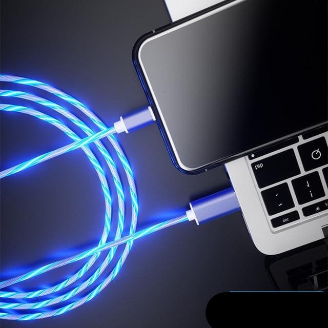Glowing Cable Mobile Phone Fast Charging Cables for all Types of Smartphone - Smart Ware Co