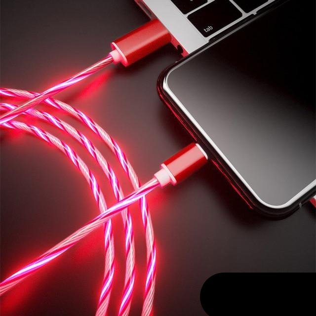 Glowing Cable Mobile Phone Fast Charging Cables for all Types of Smartphone - Smart Ware Co