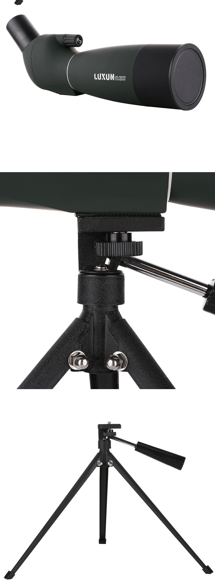 High Definition Angled Spotting Scope with Tripod and Phone Adapter - Smart Ware Co