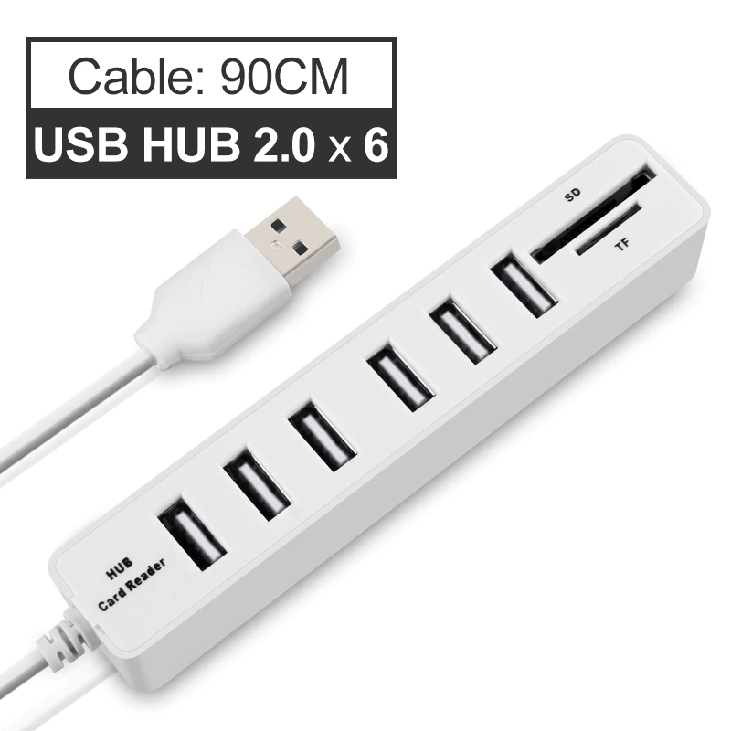 High Speed Multi Function USB Hub Splitter - Smart Ware Co