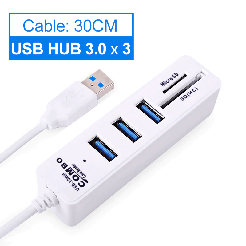 High Speed Multi Function USB Hub Splitter - Smart Ware Co