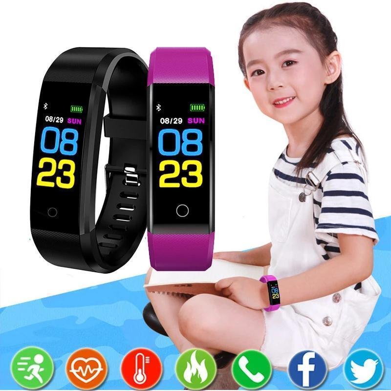 Kids Smart Watch Bracelet Fitness Activity Tracker Sleep Heart Rate Monitor - Smart Ware Co
