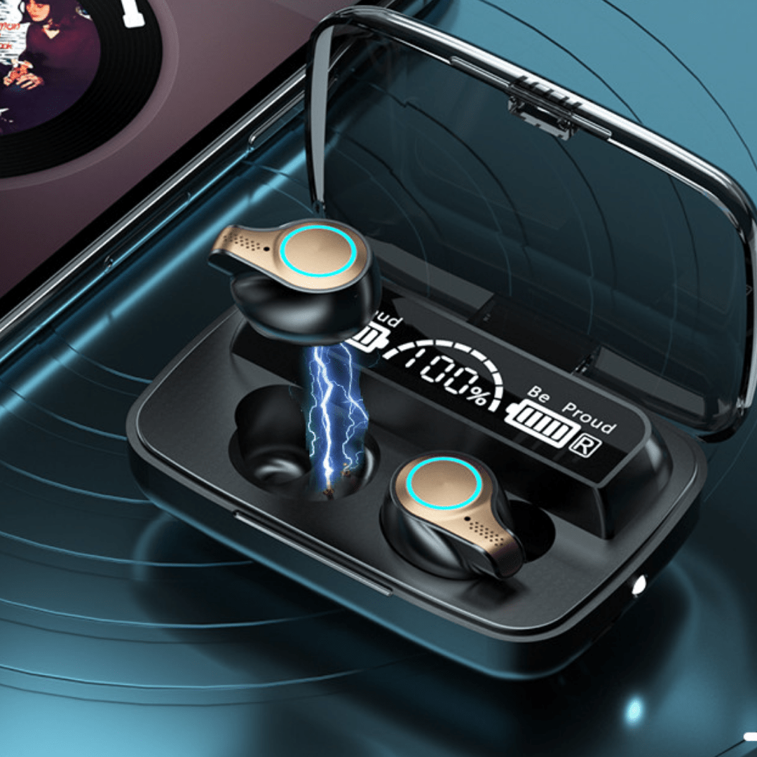 LED Display Waterproof Bluetooth Wireless Earbuds - Smart Ware Co