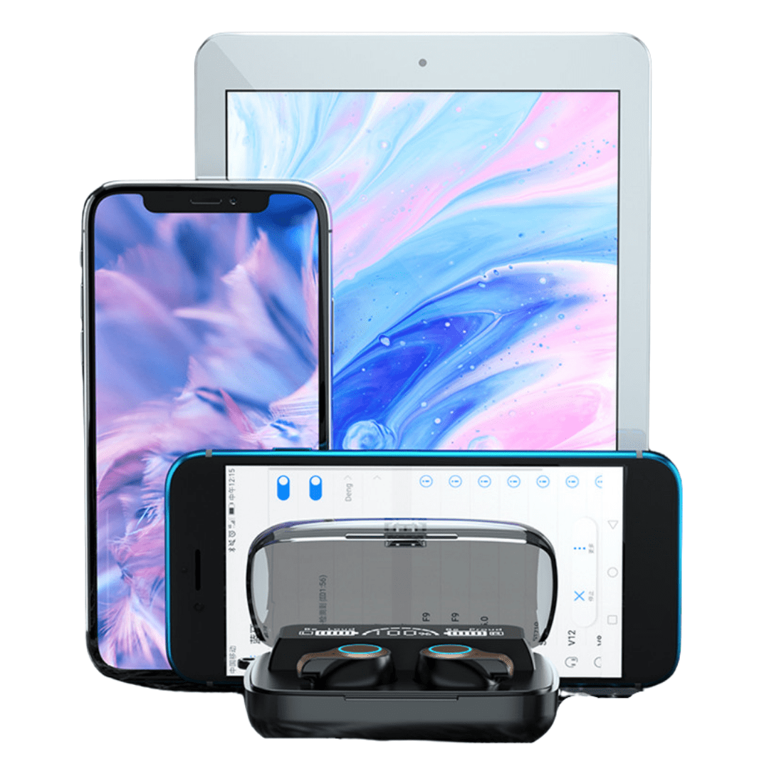 LED Display Waterproof Bluetooth Wireless Earbuds - Smart Ware Co