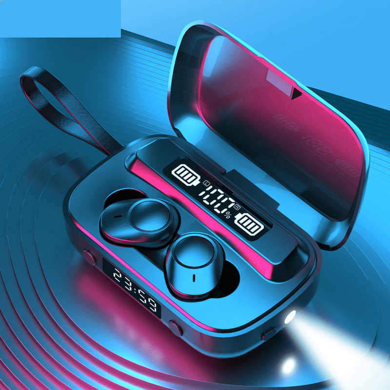 LED Display Waterproof Wireless Earbuds With Noise Cancellation - Smart Ware Co