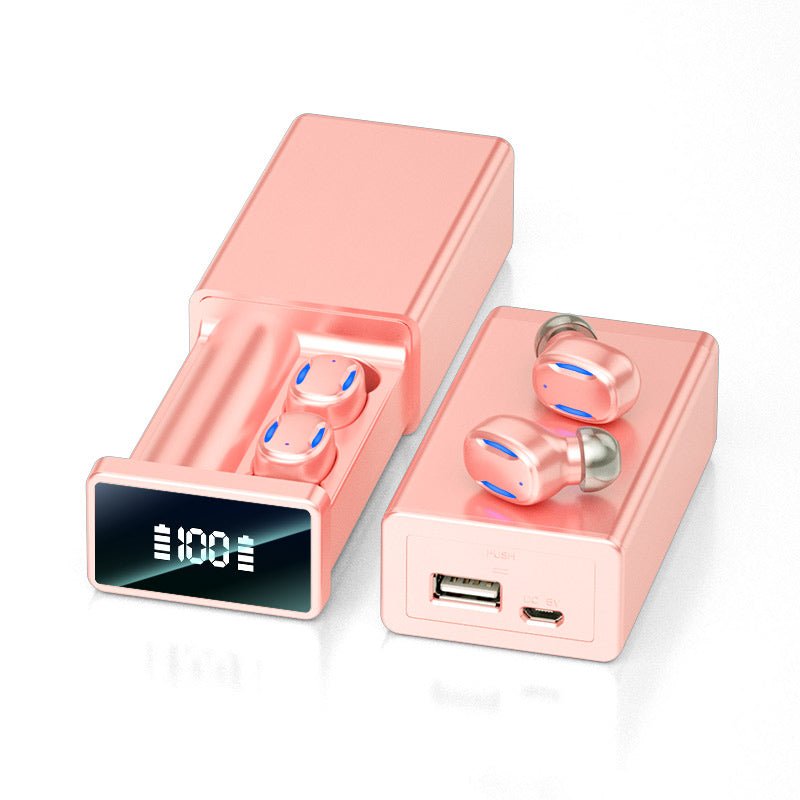 LED Display Wireless Waterproof Earphones With Charging Case - Smart Ware Co