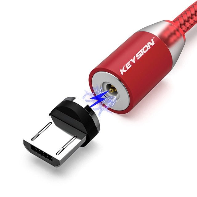 LED Magnetic USB Cable Fast Charging for all Types of Charging Port - Smart Ware Co