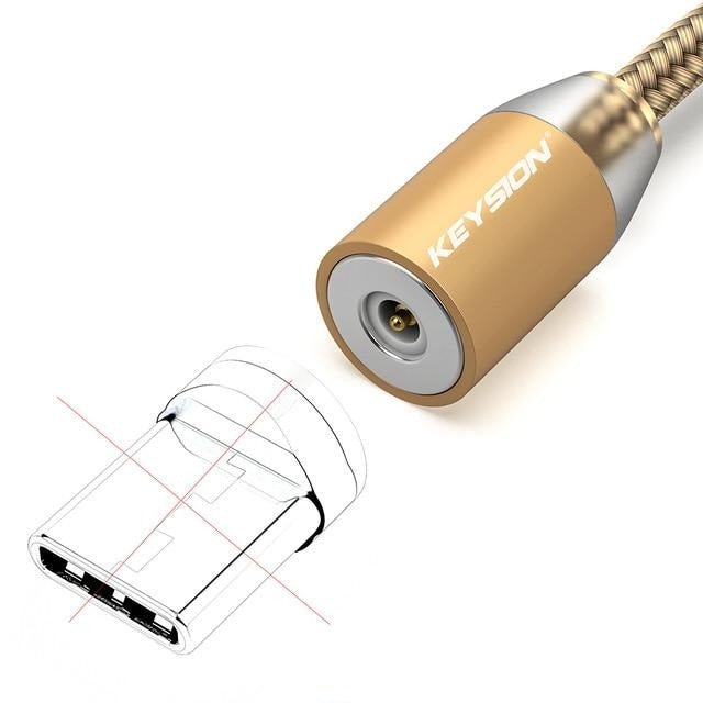 LED Magnetic USB Cable Fast Charging for all Types of Charging Port - Smart Ware Co