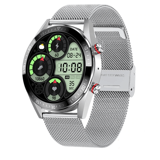 Mens Luxury AMOLED HD Screen Business Smart watch with Steel Strap - Smart Ware Co