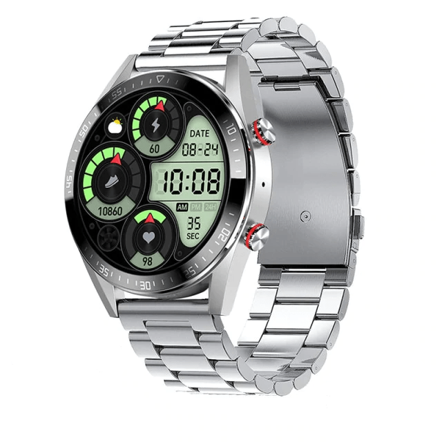 Mens Luxury AMOLED HD Screen Business Smart watch with Steel Strap - Smart Ware Co