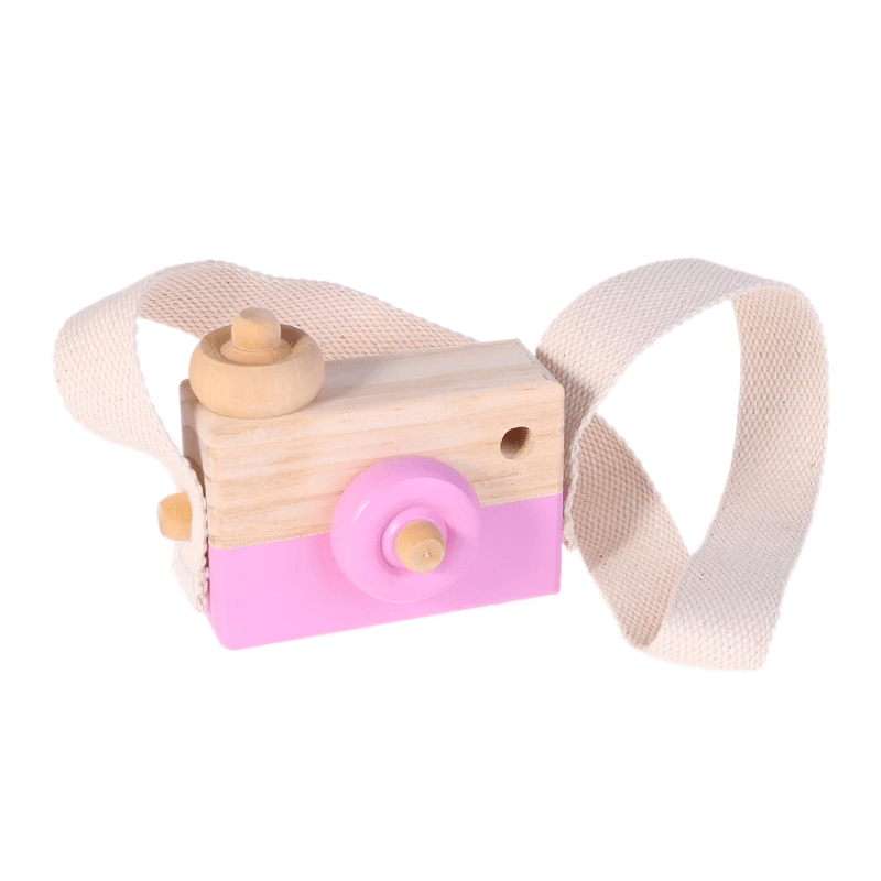 Mini Hanging Wooden Camera Toy for Kids - Smart Ware Co