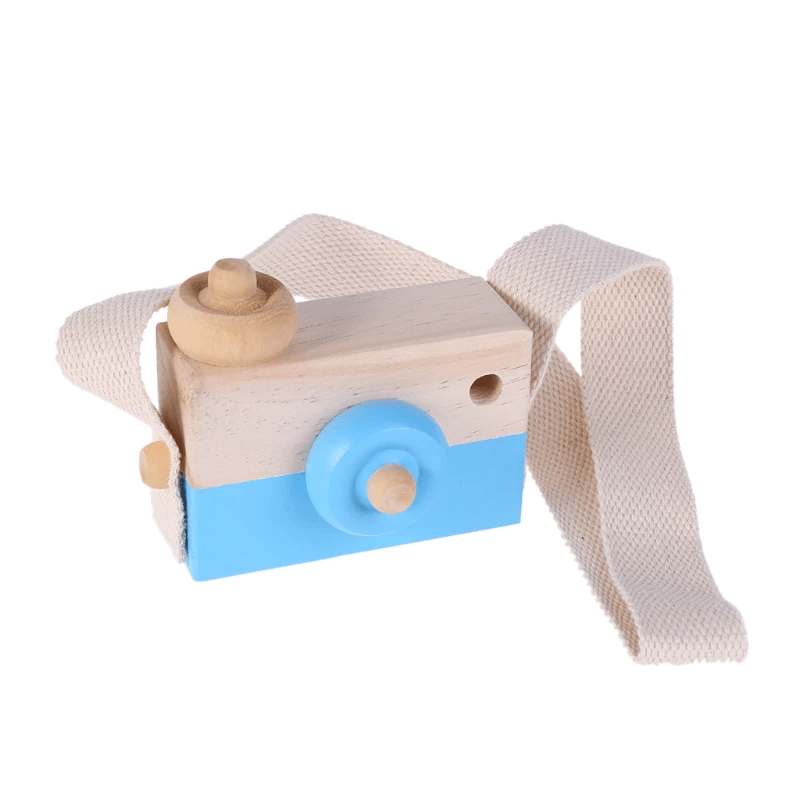 Mini Hanging Wooden Camera Toy for Kids - Smart Ware Co