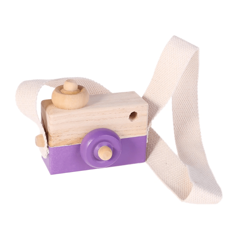 Mini Hanging Wooden Camera Toy for Kids - Smart Ware Co