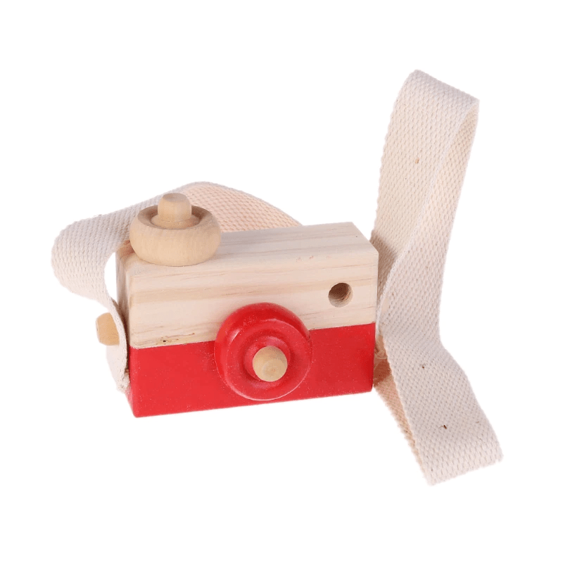 Mini Hanging Wooden Camera Toy for Kids - Smart Ware Co