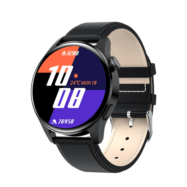 New Bluetooth Call Full Touch Sport Fitness Watch in Leather Strap - Smart Ware Co