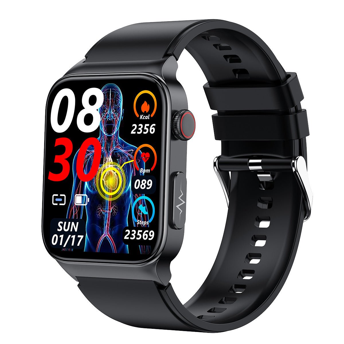 SmartWare Pulse High - End Glucose and ECG Monitoring Smart Watch - Smart Ware Co