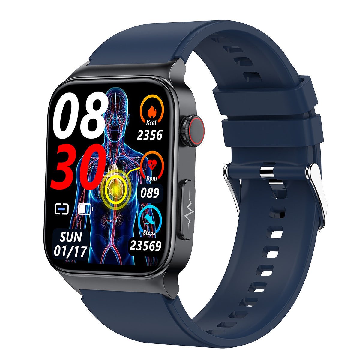 SmartWare Pulse High - End Glucose and ECG Monitoring Smart Watch - Smart Ware Co