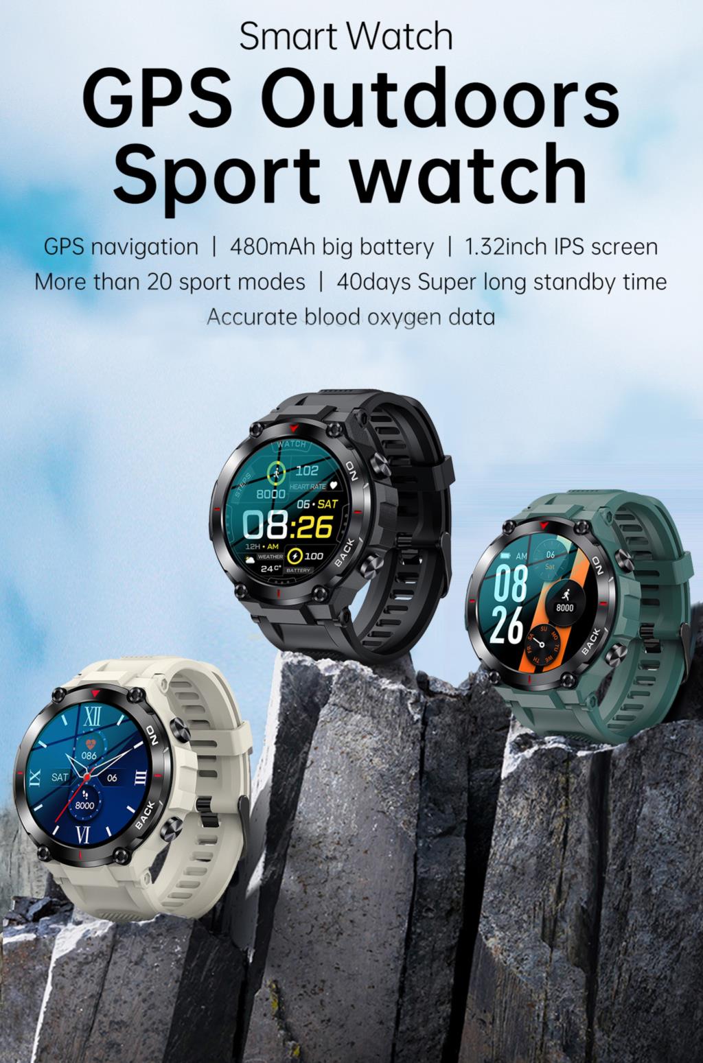 SmartWare Rugged Military Smart Watch - Smart Ware Co