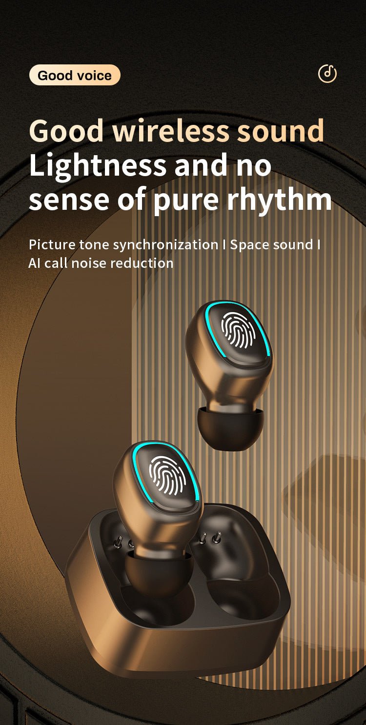 Wireless Bluetooth Anti - Sweat HD Stereo Sound Earphone stereo Bluetooth Wireless Waterproof Earphones Bluetooth Wireless Earbuds Earphone Headphones With Power bank 9D & Surround Sound - Smart Ware Co