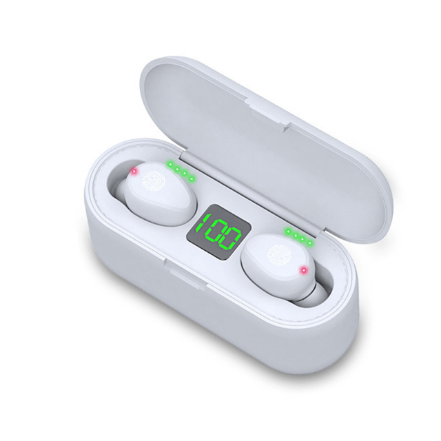 Wireless Earphone Bluetooth V5 Touch Sensor & Power Bank Charger Holder - Smart Ware Co